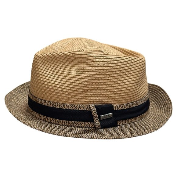 Conner Handmade Hats Madeira Coastal Straw Fedora Hidden Pocket Men’s M - Picture 3 of 11